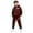 Brown*, variant on RUTAYY Boys 2 Piece Clothing Set City Graphic for Kids Cozy Hooded Tracksuit Long Sleeve Casual Everyday Wear, Khaki