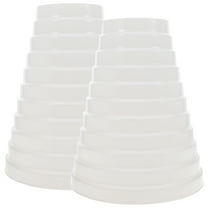 HONITANO Duct Adaptor Reducer PVC 2Pcs For Kitchen Ventilation