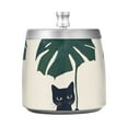thumbnail image 7 of Yayeee Ashtray with Lid for Cigarette Smokeless Stainless Steel Home Ash Holder, Black Cat Plants, 7 of 7