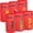Red, variant on 6 Pack Kitchen Canisters Set Airtight Stainless Steel Canister Food Storage Container with Window Glass, Coffee Sugar Candy Jars Tea Organizer for Flour Cookies Spice(Turquoise,60 oz)
