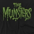 thumbnail image 2 of The Munsters T-Shirt Distress Logo Unisex Graphic Tee For Men & Women, 2 of 7