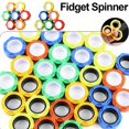 thumbnail image 1 of Magnetic Rings Unzip AntiStress Fidget Ring Spinner Toy Magic Ring Props Tools Anti Stress Figet Stress Child Toys Relief heqiyong toy, 1 of 2