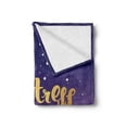 thumbnail image 2 of Saying Soft Flannel Fleece Blanket, Modern Style Typographic No Stress Relax Brush Stroked Fonts Inspirational Message, Cozy Plush for Indoor and Outdoor Use, 70" x 90", Multicolor, by Ambesonne, 2 of 5