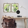 thumbnail image 4 of Stupell Industries Abstract Tropical Blooms Botanical & Floral Painting Gold Floater Framed Canvas Art Print Wall Art, 17 x 21, Set of 2, 4 of 10
