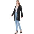 thumbnail image 4 of Women's Open Front Sequin Coat Las Vegas Blazer Party Club Cocktail Jacket Outerwear, 4 of 7
