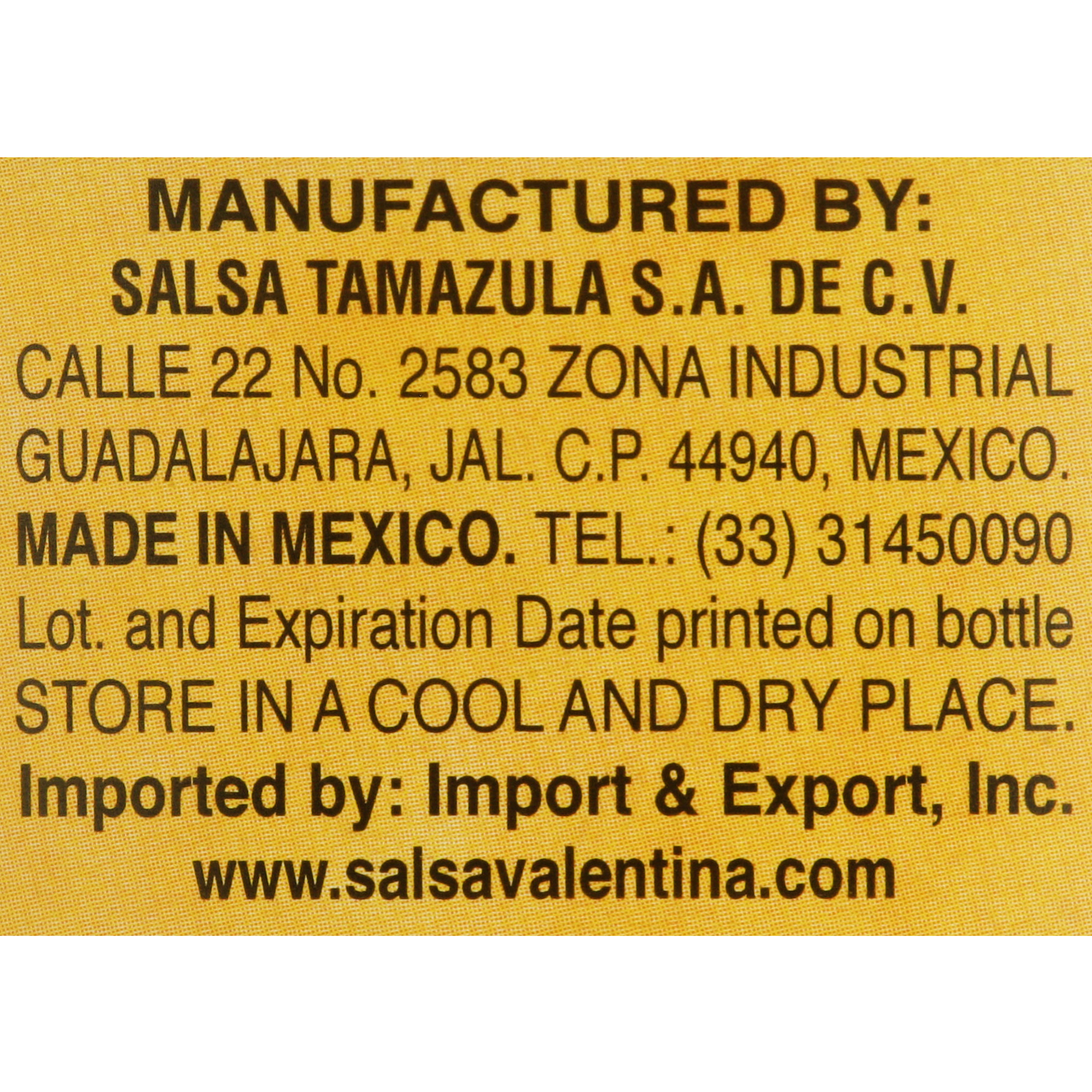 Valentina Mexican Hot Sauce, 34 fl oz - image 4 of 7