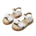 thumbnail image 7 of Kiderence Toddler Girls Slides Sandals Kids Sandals Little Girls Shoes Toddler （CK696-White-6M）, 7 of 7