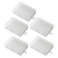 thumbnail image 4 of Miangastore 5Pcs Waterproof Phone Case Battery Storage Box White PP for Batteries, 4 of 8