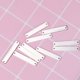 thumbnail image 4 of 10 piezas de accesorios colgantes de acero inoxidable con efecto espejo para decoración colgante DIY, conector de doble orificio (plateado), 4 of 7