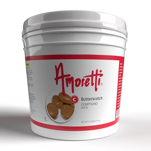 Amoretti - English Toffee Compound 10 lbs - Natural Flavors, Shelf Stable Even After Opening, Certified Kosher, TTB Approved, Perfect for Baking Applications & Beverages