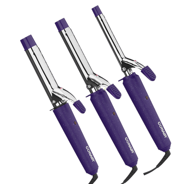 Conair Supreme Curling Iron 3-Pack, Includes 1/2", 3/4", and 1" Curling Irons