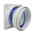 thumbnail image 3 of Backdraft Damper 6 inch Wall Shutter Duct Draft Stopper Odor Resistant Air Duct Check Duct Adaptor Butterfly Check for Kitchen, 3 of 8