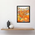 thumbnail image 2 of Halloween Pumpkin Festival Autumn Harvest Modern Folk Art Watercolour Painting Art Print Framed Poster Wall Decor 12x16 inch, 2 of 5