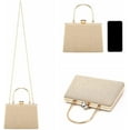 thumbnail image 3 of PIKADINGNIS Women Evening Handbag Top Handle Wedding Clutch Purse Bag Crossbody Tote Shoulder Handbags Cocktail Prom Frosted, 3 of 6