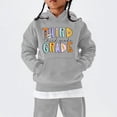 thumbnail image 3 of Mercatoo Girls 3rd Grade Ho𝐨dies Bac𝐤 to School Outfit Third Grade Oversized Pullover First Day of School Graphic Sweatshirts, 3 of 7