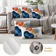 thumbnail image 5 of 2 Pack Outdoor Waterproof Throw Pillow Covers,Boho Terracotta Aesthetic Decorative Square Pillow Case Patio Pillowcases for Chair Couch Sofa 16x16in, 5 of 9
