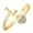 L, variant on 925 Sterling Silver Heart Initial Rings For Women S Stackable Ring Adjustable Initial Rings For Teen S Cute Heart Alphabet Letter Rings, Letter A-Z Ring