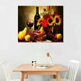 thumbnail image 2 of Creowell Fruit and Food Wine Wall Art Good Decor for Kitchen The Painting The Pictures Prints On Canvas Modern Artwork for Home Living Room Kitchen Restaurant 20x16 in/16x12 in, 2 of 4