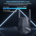 thumbnail image 2 of Extensor de alcance WiFi 6 Ingabis 2024 AX3000 Amplificador de señal azul, 2 of 6