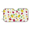 thumbnail image 7 of Goofa Strawberry and Lemon Printed Car Windshield Sunshade,Foldable Reflective Sun Visor,UV Protection Heat Blocker Sunshade,Car Cooling Accessory-Small, 7 of 7