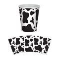 thumbnail image 1 of Vasos para bebidas con estampado de vaca The Beistle Company paquete de 12 9 onzas papel frío y caliente, 1 of 1