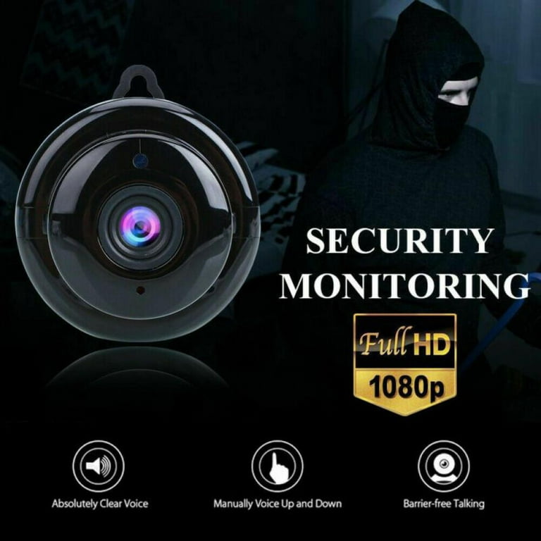 Mini Camera Wireless Wifi Home Security 1080P DVR Night Vision Motion  Detection - Walmart.com