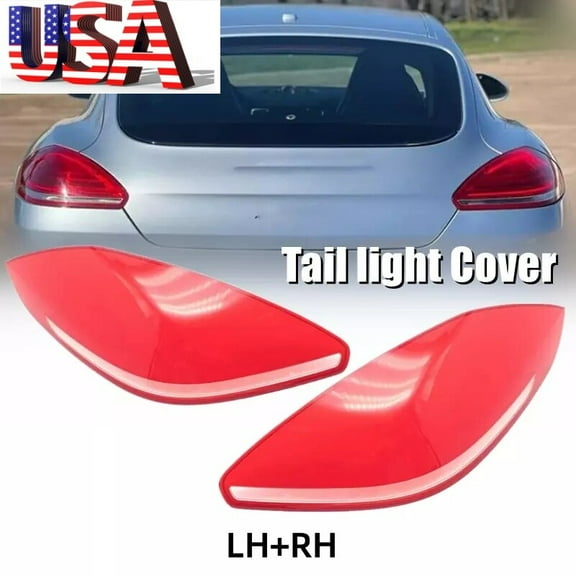 Replace for Porsche Panamera 970 14-16 Rear Tail Light Lens Cover LH RH A Pair