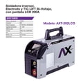 thumbnail image 2 of Soldadora Inversora Ax Tech Axt 202 Lcd Bi Voltaje Para Soldar Electrodos y TIG Lift Profesional Portátil, 2 of 5