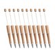thumbnail image 5 of Juego de 10 bolígrafos con cuentas para manualidades, portátiles, para exámenes, regalos para mujeres y niños, para oficina. Oro, 5 of 9