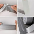 thumbnail image 2 of Mini Duct Tape, Duct Tape, Waterproof and Tear by Hand for Home Use, Do-It-Yourself Projects and Repairs, Silver, 2 of 7