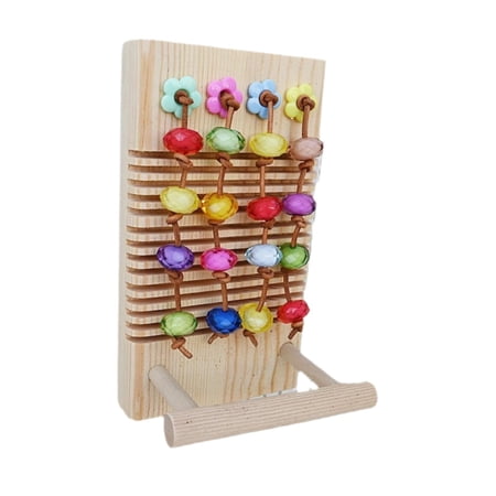 Bvdfgk Parrot Chewing Toys Bird Toy Birds Climbing Toy Bird Cage Accessories with Perch