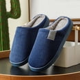 thumbnail image 4 of Zapatillas de algodón para mujeres y hombres • Zapatos para caminar en interiores y exteriores • Slip-On suaves y cómodos • Zapatillas cálidas para pareja, 4 of 7