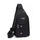 thumbnail image 1 of Men's Portable Fashion Sport Sling Bag Male Chest Bag Multi Zip Pockets, 1 of 4