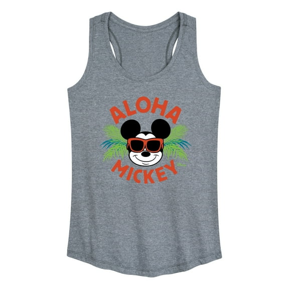 Disney - Aloha Mickey - Women's Racerback Tank Top