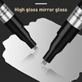 thumbnail image 3 of 1/2/3/4Pcs Chrome Mirror Marker Pen, 0.7mm 1mm 2mm DIY Reflective Paint Pen, Permanent Gold Silver Copper Marker Model Painting, 3 of 7