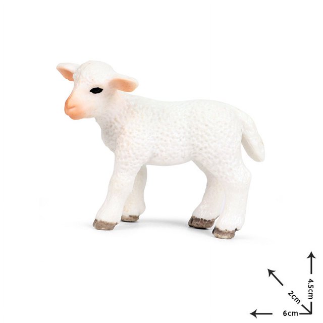 Animaux de Volaille Réalistes Simulation Chèvre Alpaga Agneau Antilope Ranch Modèle de Volaille Figurines d'Action en PVC Jouet Éducatif pour Enfants