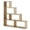Beige, variant on Topbuy 4-Tier Stepped Bookshelf Freestanding Ladder Storage Shelf w/ 6 Cubes Modern  Display Rack