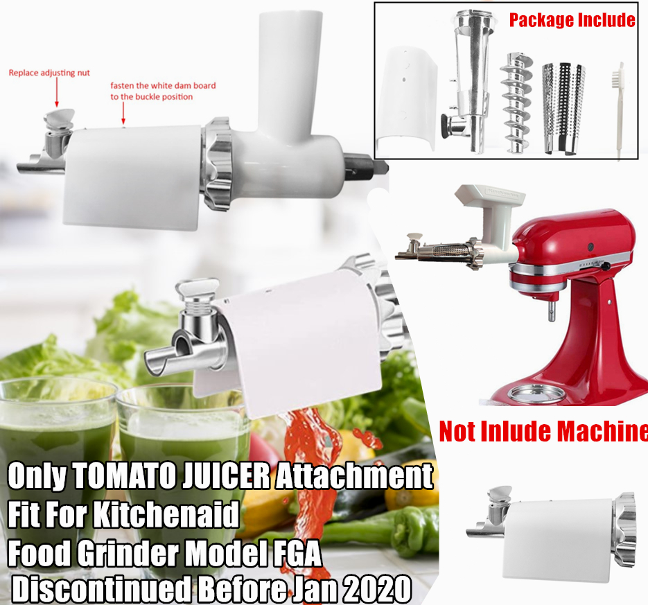 Tomato Juicer Attachment Vegetable Strainer Accessories For Kitchenaid Model FGA