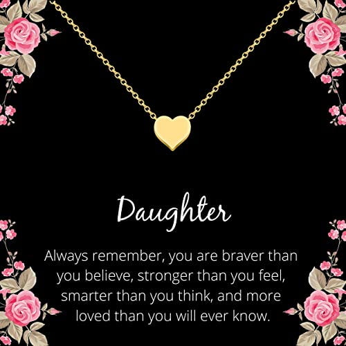 daddy daughter heart necklace