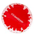 thumbnail image 3 of 1Pcs Ceramic Strawberry Plate for Western Food and Pasta Red Round Kitchen Food Dish, 3 of 8
