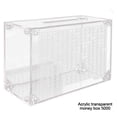 thumbnail image 2 of maskred Clear Acrylic Money Box Savings Goal 5000 Cash Container Clear Saving Challenge Box 5000 Savings Challenge Money Counter 23*15*9.5cm goal  5000, 2 of 6