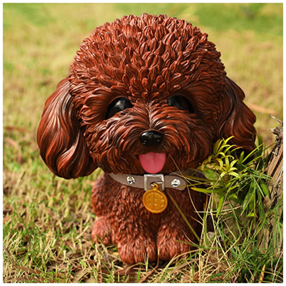 Dog Piggy Bank Innovative Resin Cute Durable Piggy Bank for Children