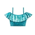 thumbnail image 2 of Girls Princess Two-Piece Tankini Swimsuits Ruffles Beach Swimming Swimwear Bikini Set, 2 of 4