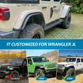 thumbnail image 5 of Fenders Front & Rear Fenders Compatible with 2018-2024 Jeep Wrangler JL and JLU Unlimited Rubicon 4 Pcs(Only Fit High Clearance Fender Flares,Not for 4XE), 5 of 5