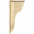 thumbnail image 3 of 8"W x 14"D x 30"H Carmel Rough Sawn Corbel w/Backplate, Douglas Fir, 3 of 9