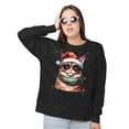 thumbnail image 2 of Hello Winter Manx Frosty Morning Walk Welcome Snowy Christmas Sweatshirt Unisex Merch Cat Lover Kitten Owner Gifts - 02018, 2 of 6