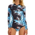 thumbnail image 1 of Traje de baño de mujer con protección solar, traje de surf de manga larga, traje de baño sexy de verano para mujer, 1 of 6