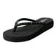 thumbnail image 4 of Chanclas de plataforma con diamantes de imitación para mujer, sandalias de dedo de verano (Negro S), 4 of 8