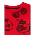 thumbnail image 4 of Mickey Mouse Baby & Toddler Boys Graphic T-Shirt & Knit Shorts, 2-Piece Outfit Set, Sizes 12M-5T, 4 of 5