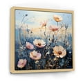 thumbnail image 2 of Designart "Meadow delicate Meadowscape Pointillism I" Floral Floater Framed Canvas Print, 2 of 7